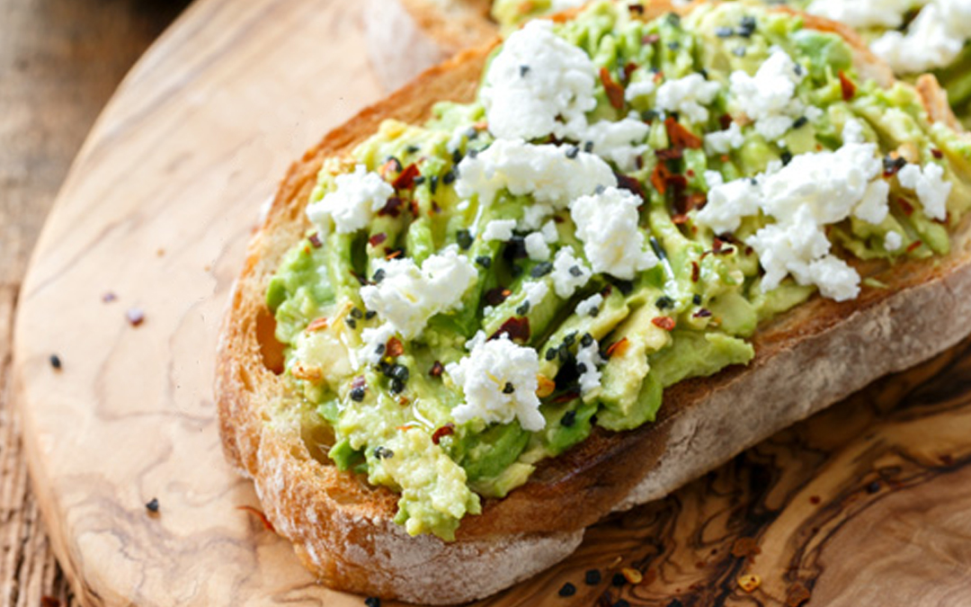 Avocado Toast with Chèvre and Chives