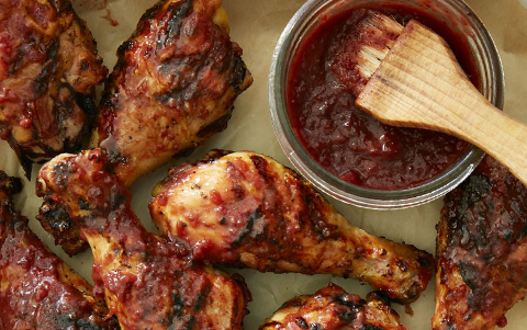 Strawberry-Cabernet Barbecue Sauce